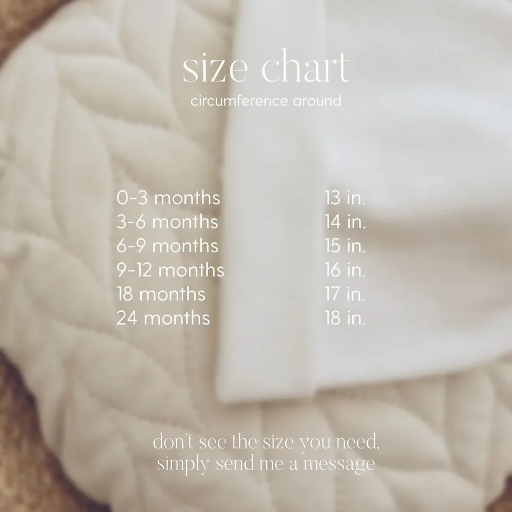 Organic Cotton Ribbed Baby Hat | Sustainable Clean Baby Clothing